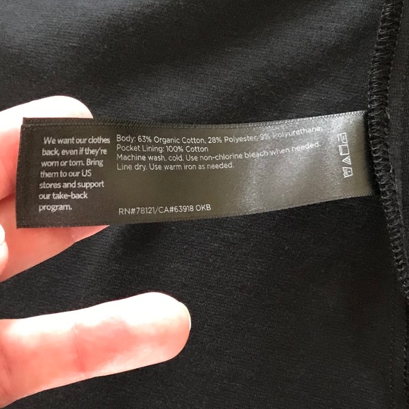 EILEEN FISHER COTTON PONTE STAND COLLAR BLACK JACKET - Picture 10 of 15